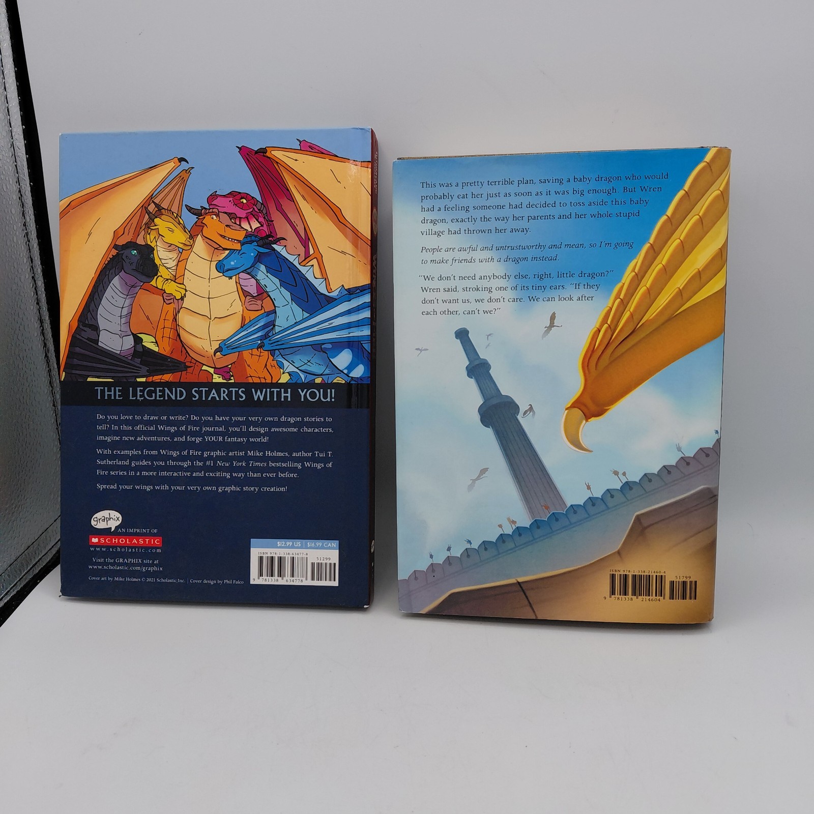 Wings of Fire Hardcover Book Set Lot of 4 by Tui T. Sutherland YA Fantasy Series