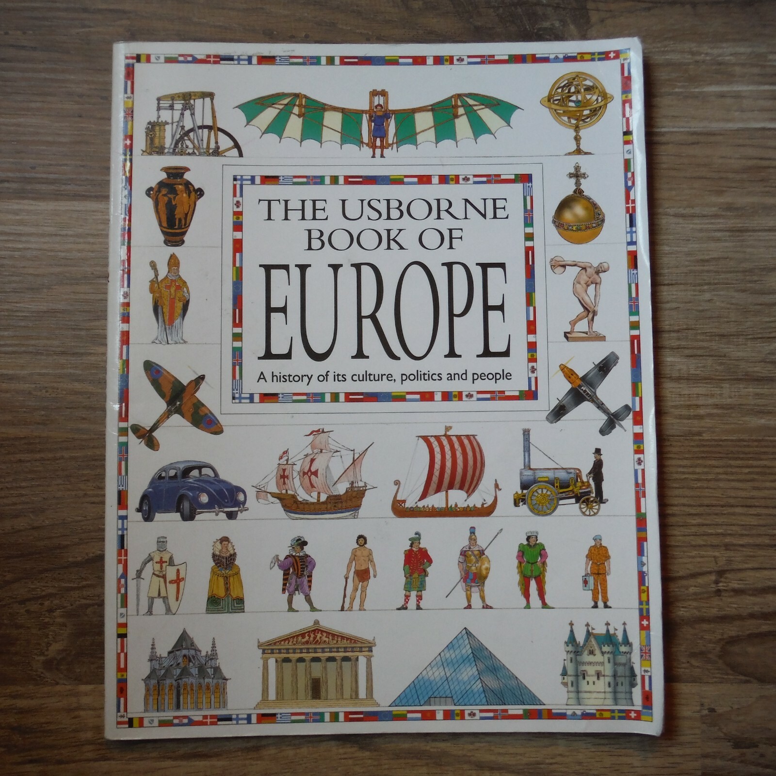 The Usborne Book of Europe Rebecca Treays Paperback 1991