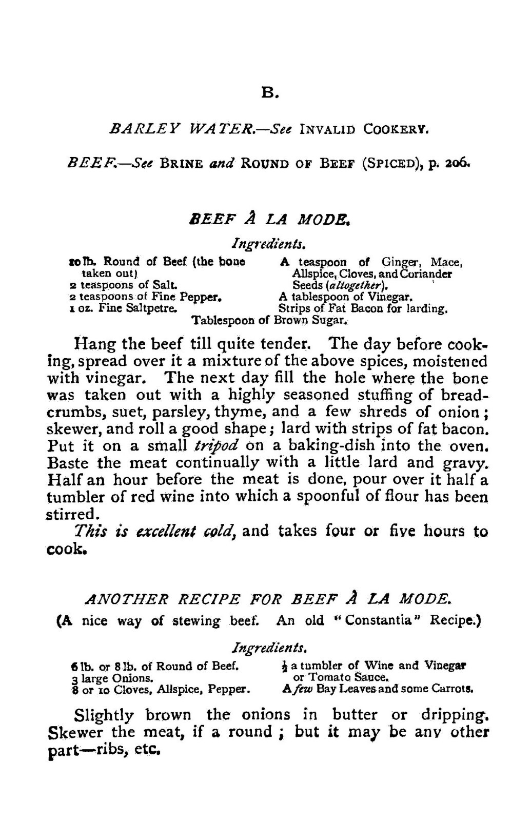 1891 Hilda’s Where Is It Of Recipes 274 Pages