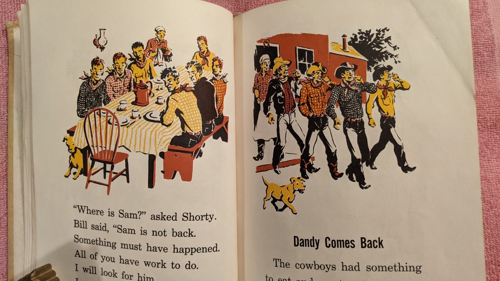 Edna Walker Chandler, COWBOY SAM AND PORKY, Benefic Press, 1961, HB, Acceptable
