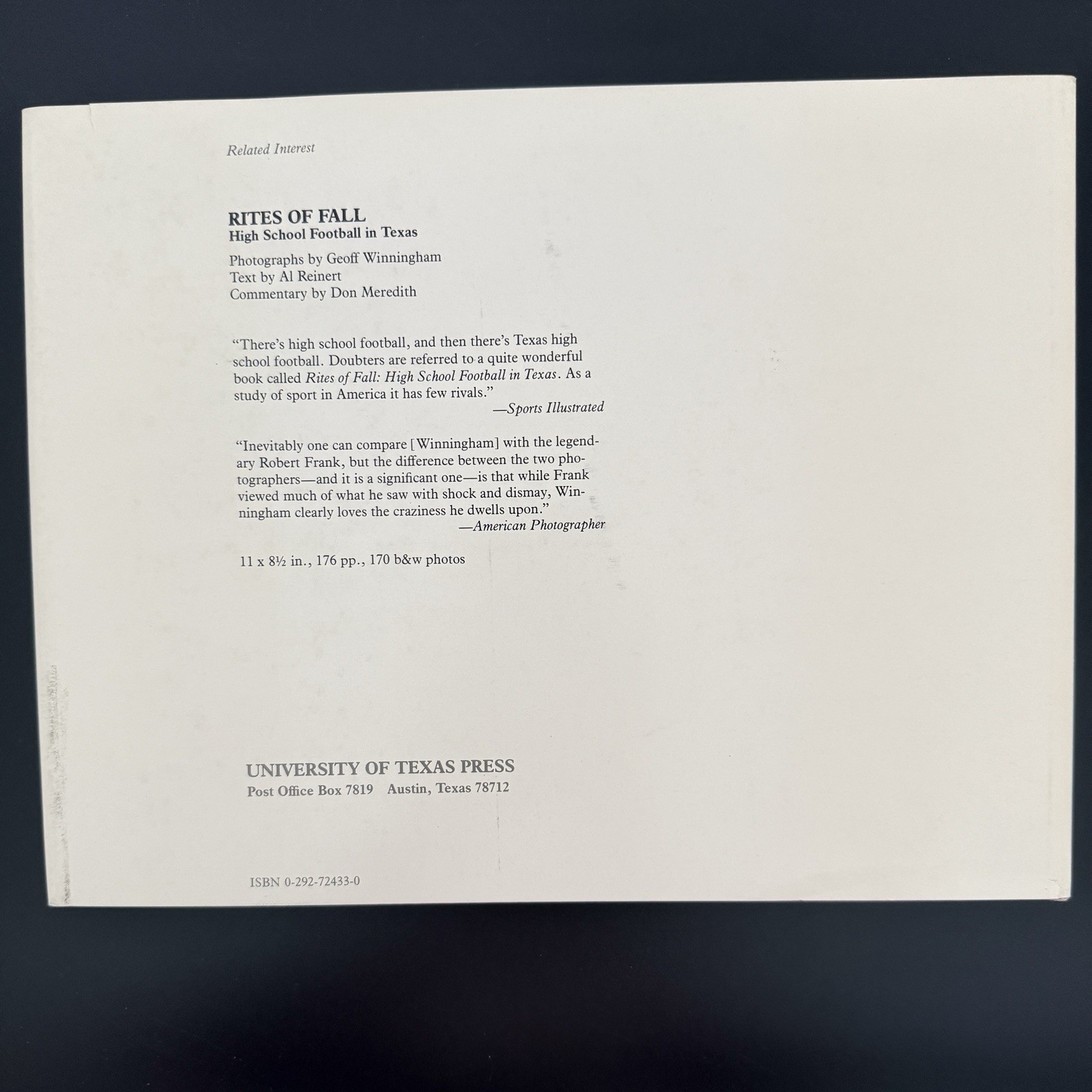 Garry Winogrand Stock Photographs Fort Worth Fat Stock Show Rodeo First Edition