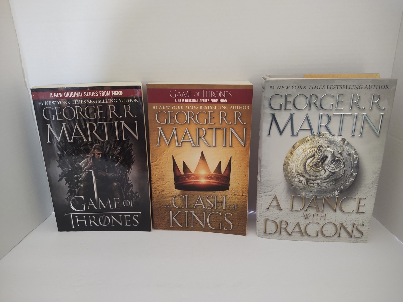 Lot Of 3 GOT Game Of Thrones Book Lot Bundle By George R.R. Martin HC/PB
