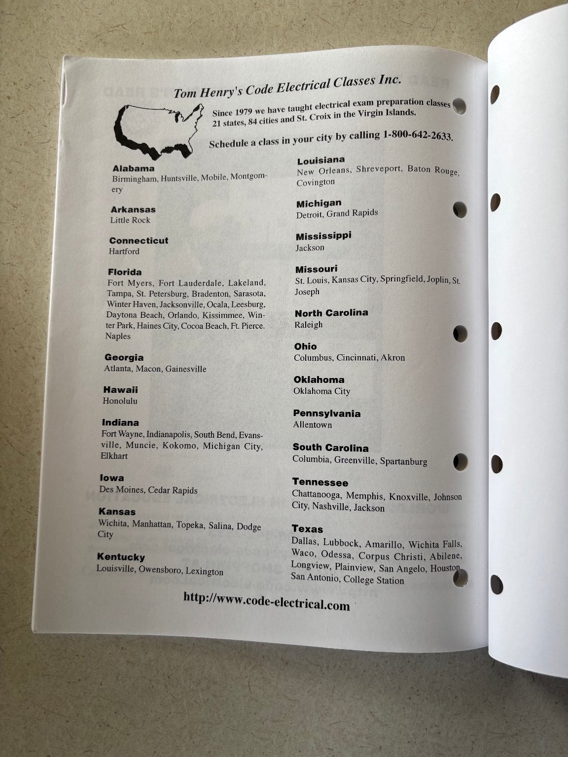 Tom Henry’s Key Word Index 2017 Nec Code 10th Printing Electrical Reference