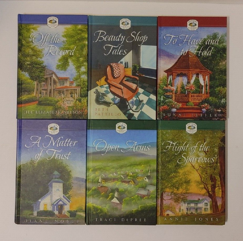 Lot of 6 Random Mix Guideposts Christian Mysteries ANNIE’S ATTIC Amish PATCHWORK