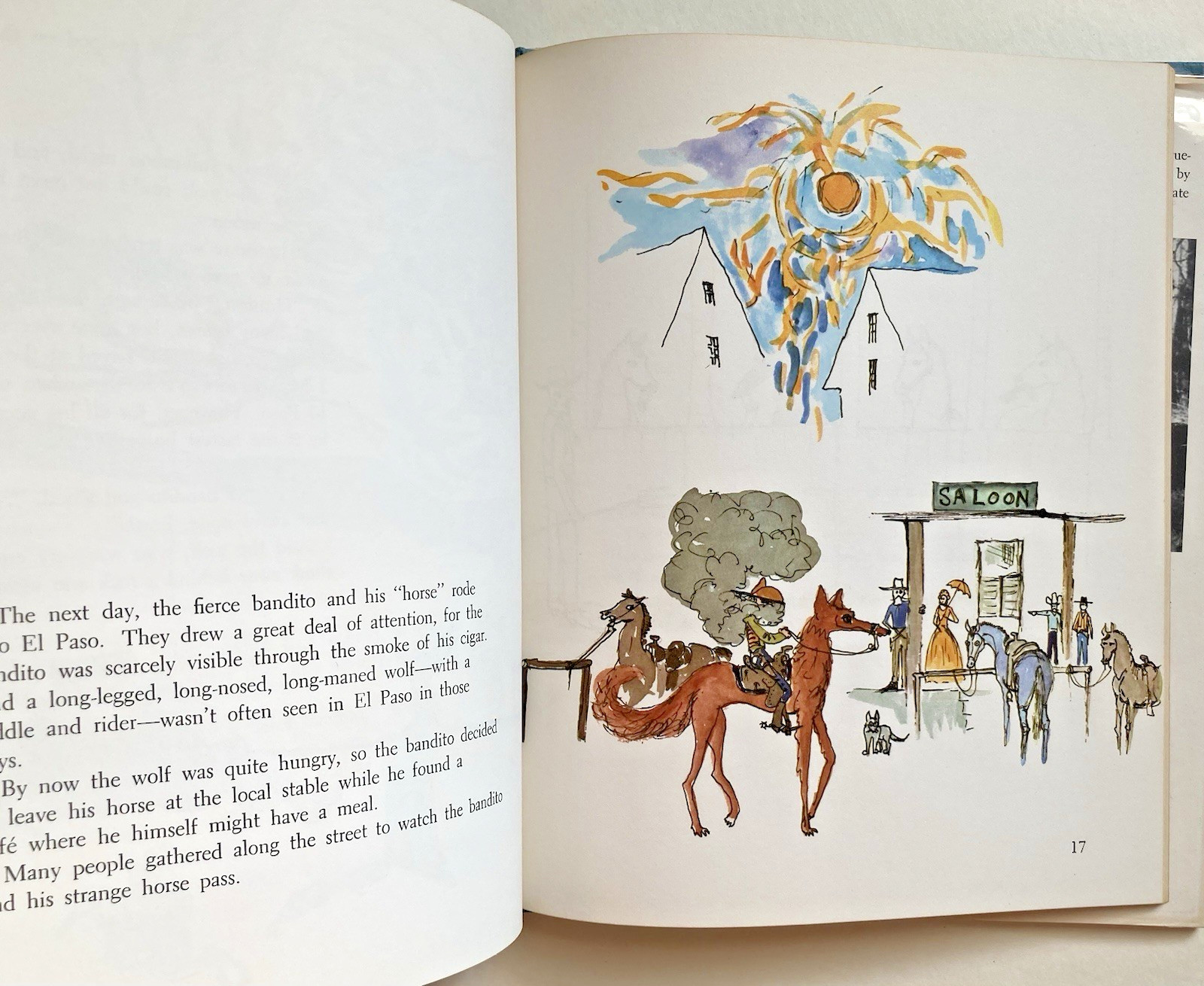 SIGNED The Long-Legged Long-Nosed Long-Maned Wolf – Willis 1968 Texas Printing