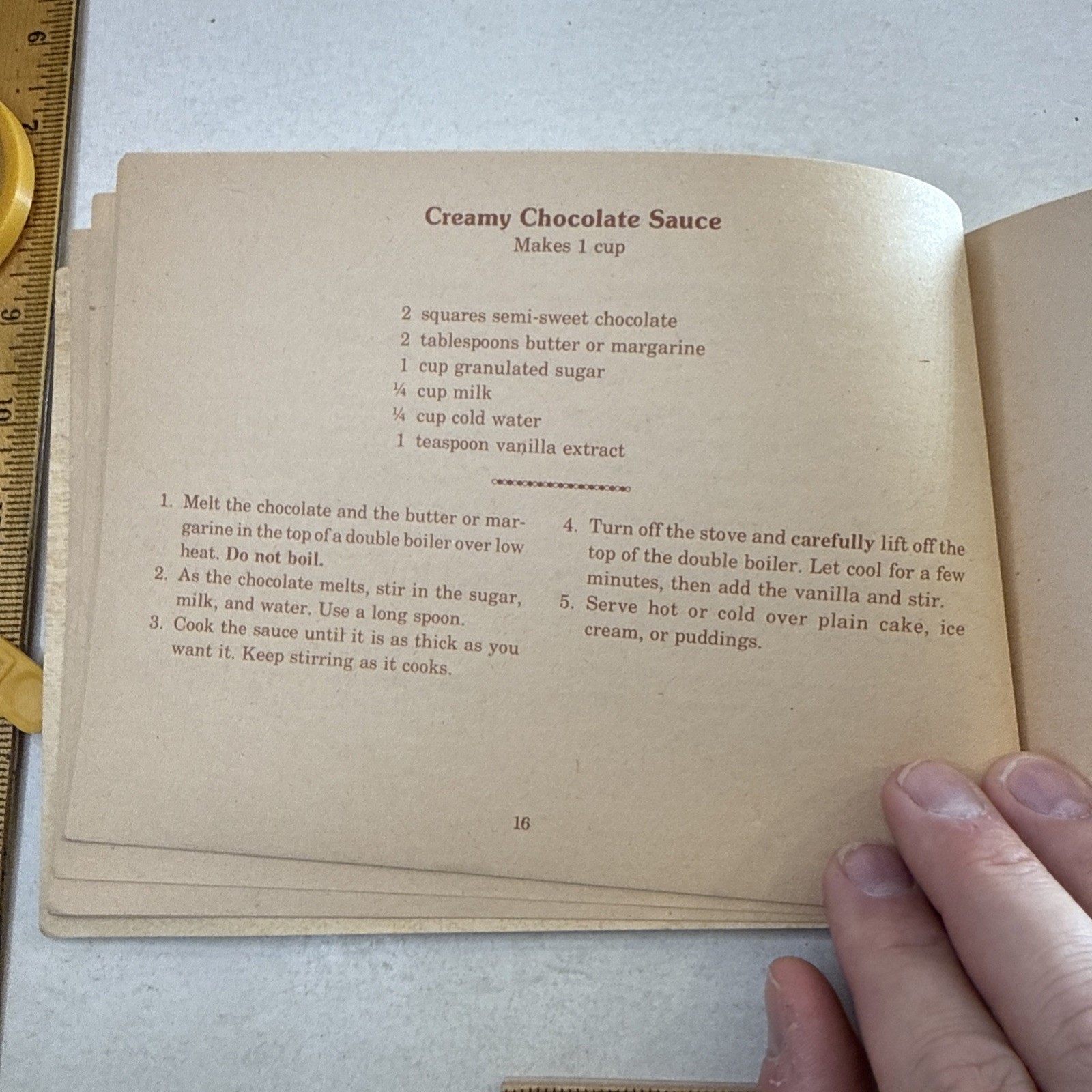 Chocolate Cookbook Vintage 1977 Scholastic Book Juvenile Boy Girl Elementary