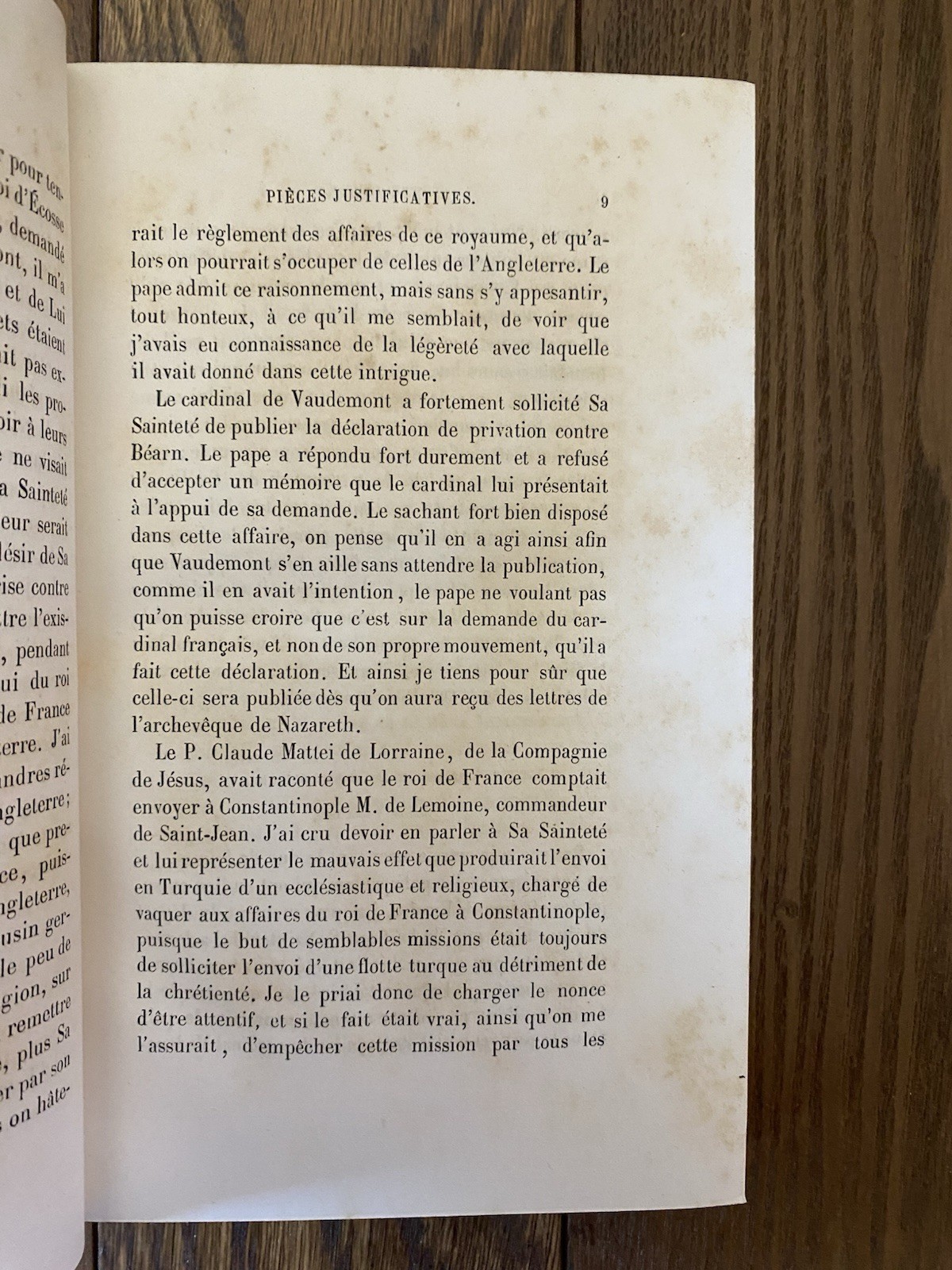 1870 Sixte-Quint Hubner Vols 1-3 Life Times of Pope Sixtus V French Language HC