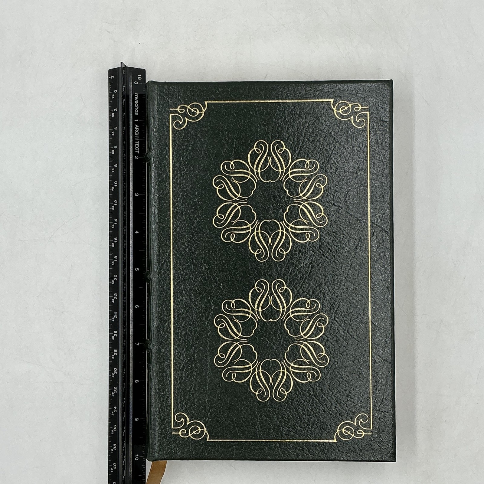 Benjamin Franklin A Biography Ronald W. Clark The Easton Press Leather Green