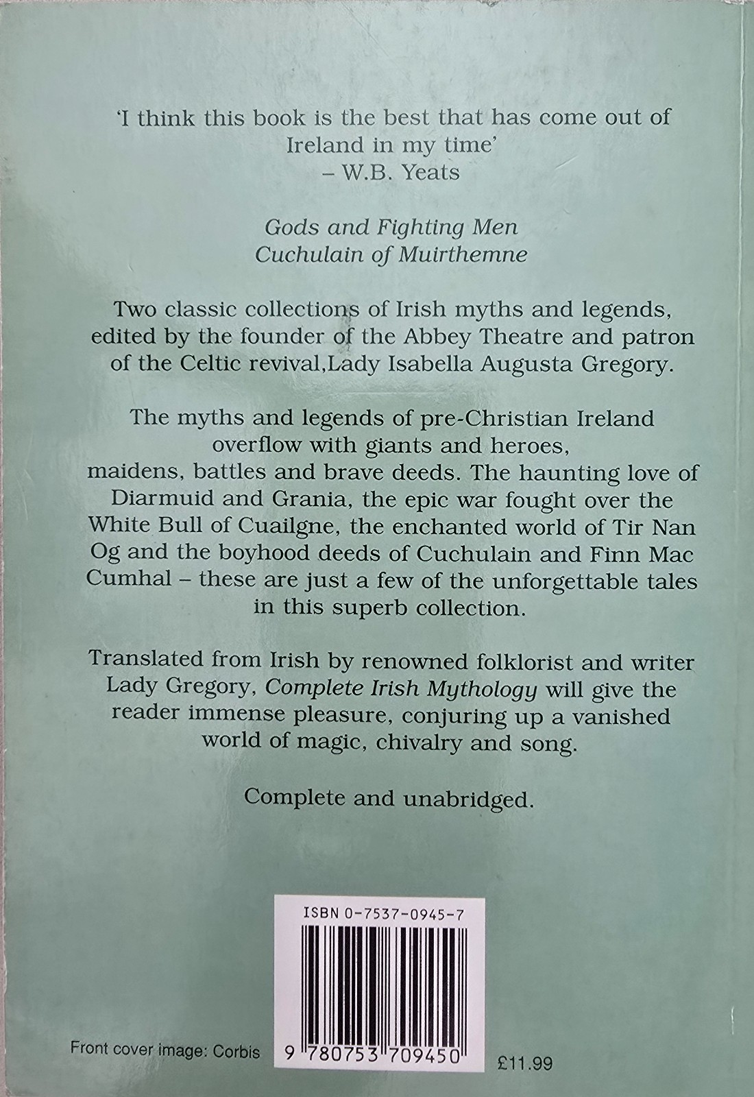 Lady Gregory’s Complete Irish Mythology (2004, Paperback)