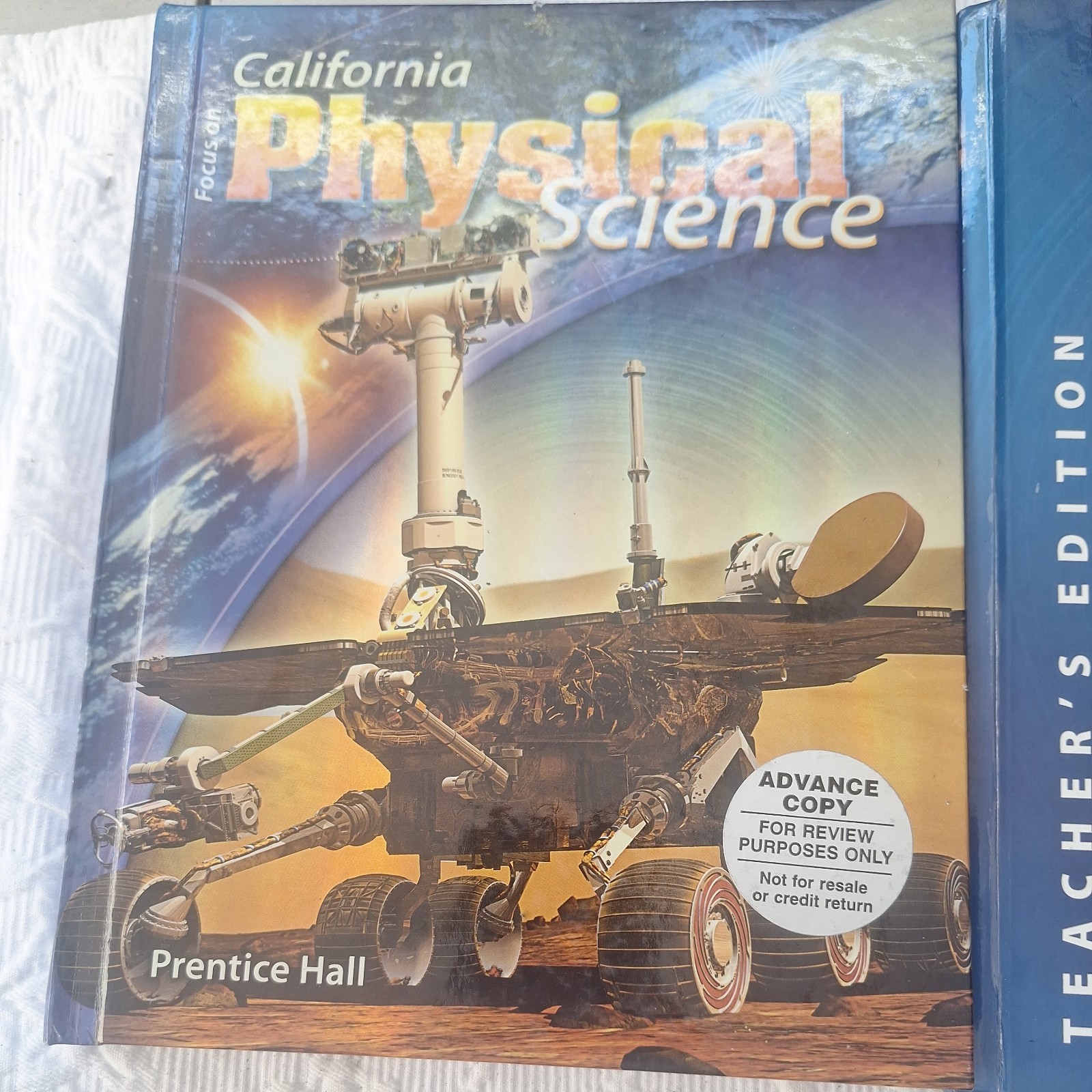 Prentice Hall Focus on California Physical Science Homeschool Kit 10 Items + CD