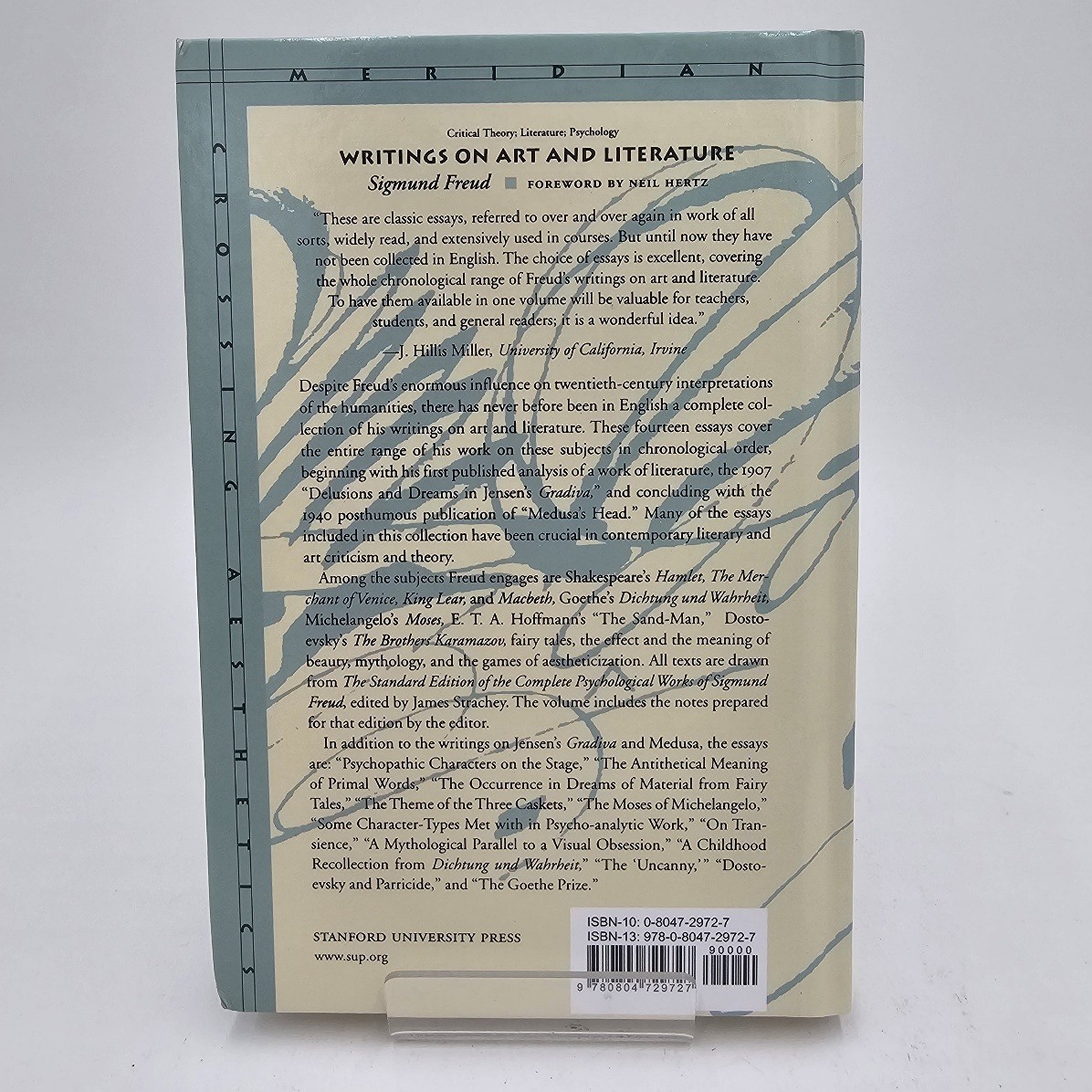 LIKE NEW | Writings on Art and Literature by Sigmund Freud | Psychoanalysis HC