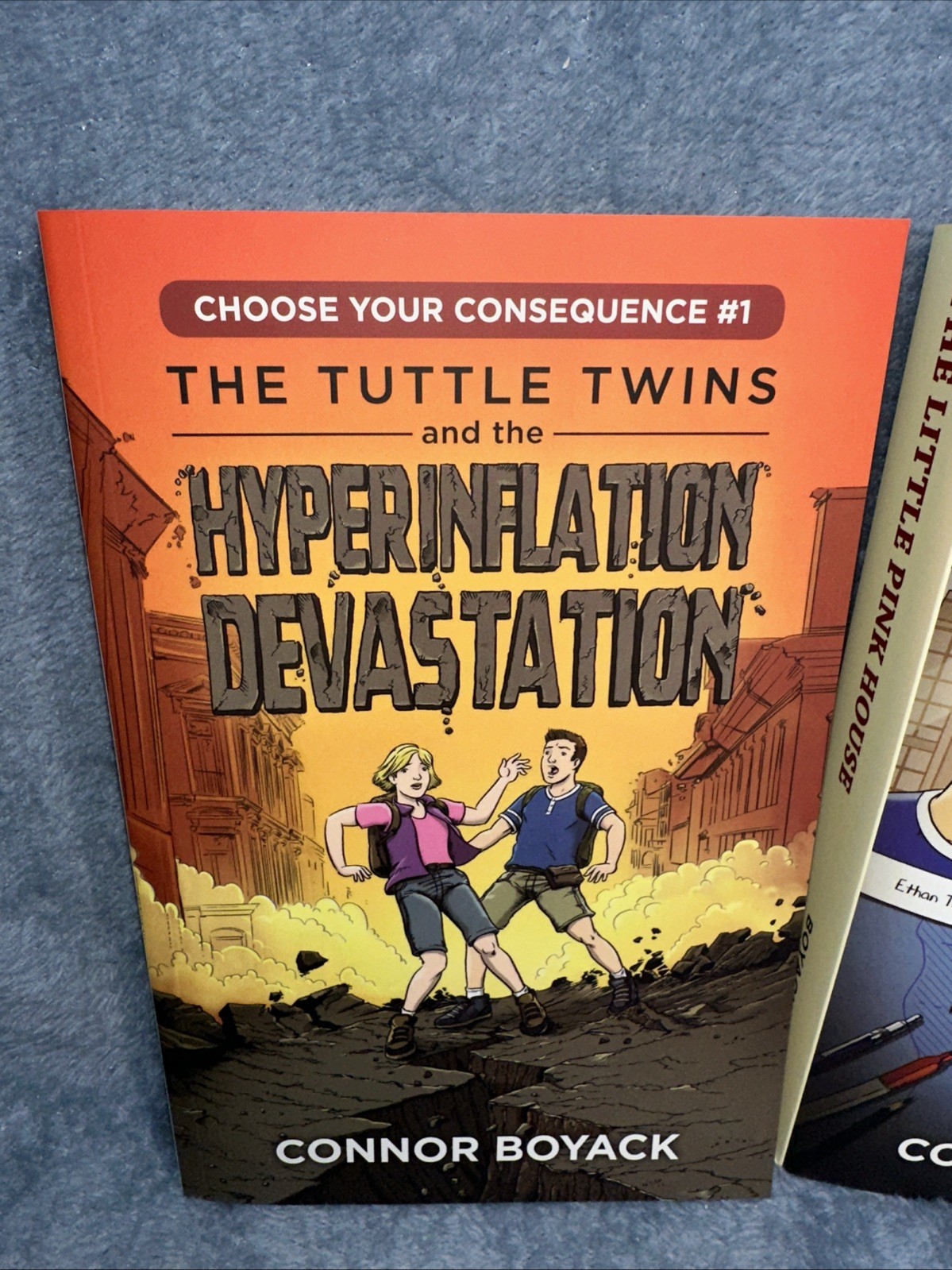 Lot of 2 The Tuttle Twins Choose Your Consequence Books 1 & 2 Connor Boyack