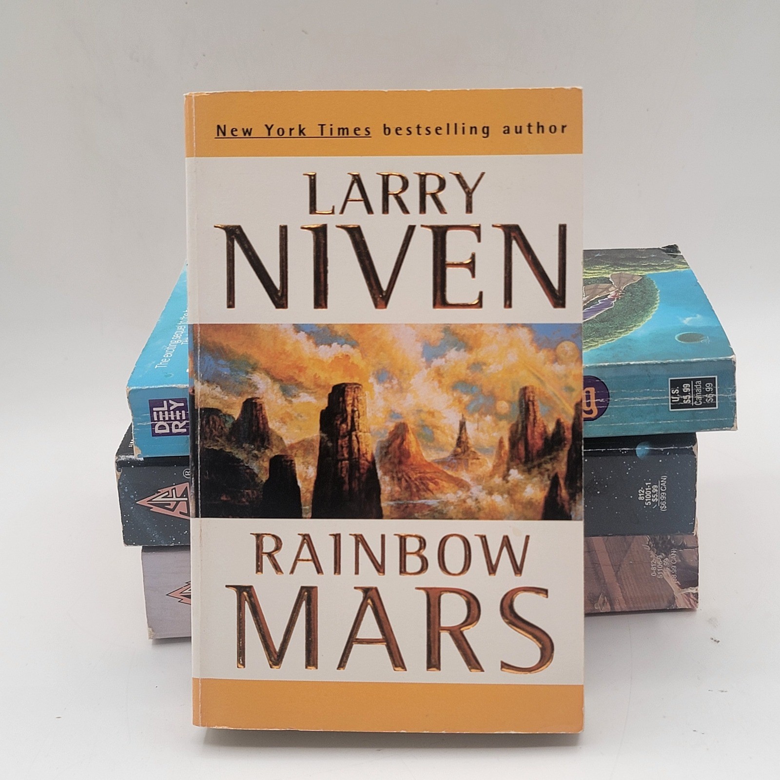 Larry Niven 4 Book Lot Mass Market Paperbacks Sci-Fi Space Opera Good