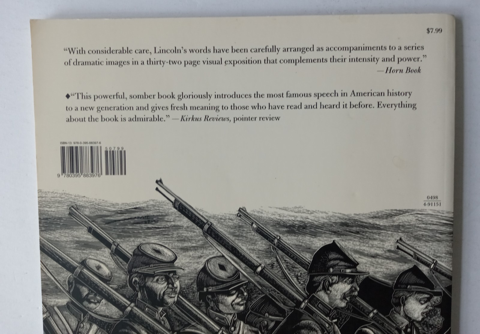 The Gettysburg Address by Abraham Lincoln Illustrated by Michael McCurdy