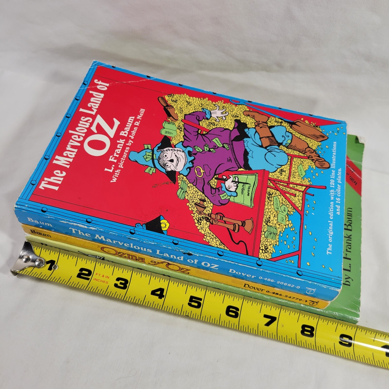 L. Frank Baum OZ Book Lot Of 3 PB Books Marvelous Land Of OZ Ozma Of OZ Road Oz