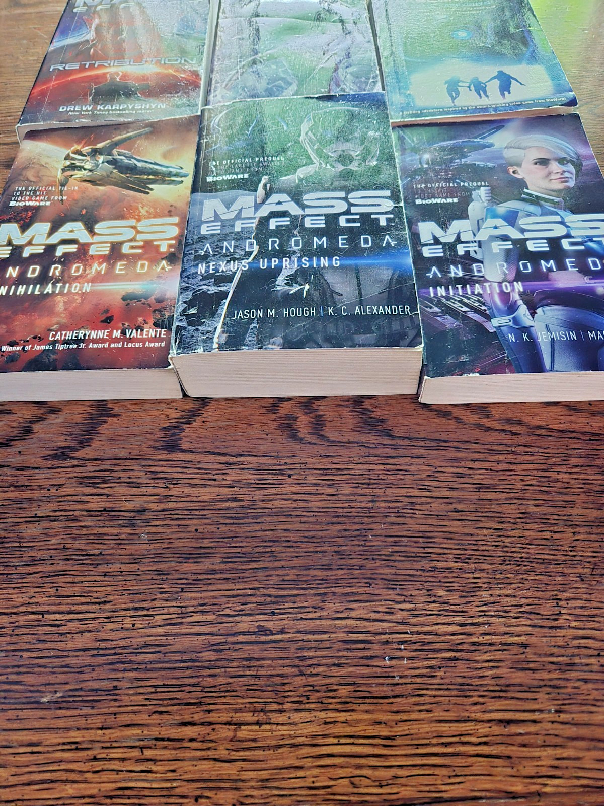 Mass Effect 6 Book Lot – Paperbacks, Andromeda and Milky Way