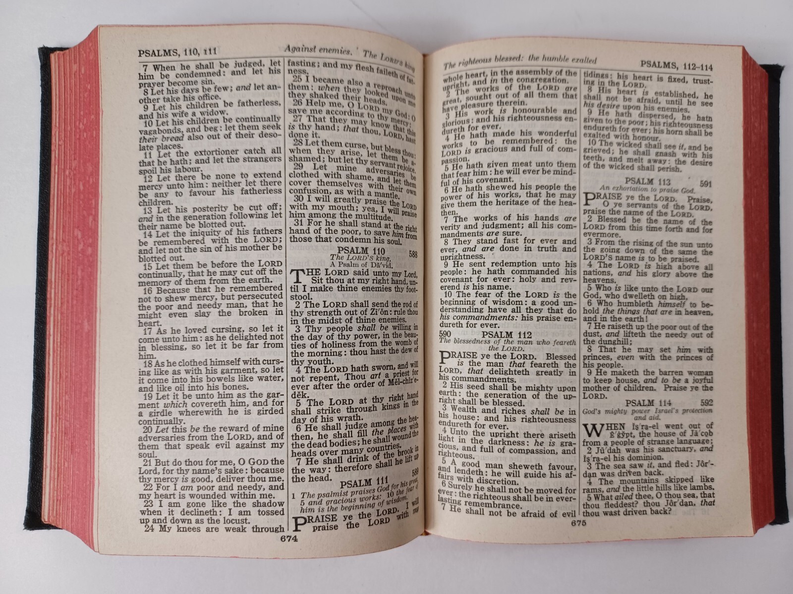 Holy Bible KJV Self Pronouncing Edition National Bible Press 1940s HB