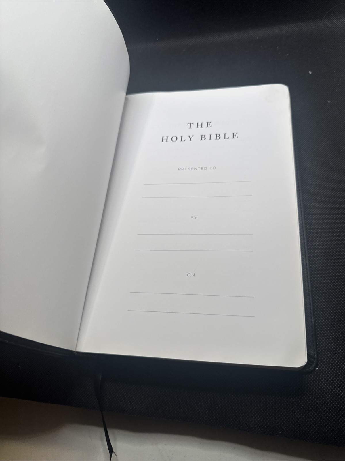 Holy Bible English Standard Version ESV Crossway 2016 Bonded LEATHER Black