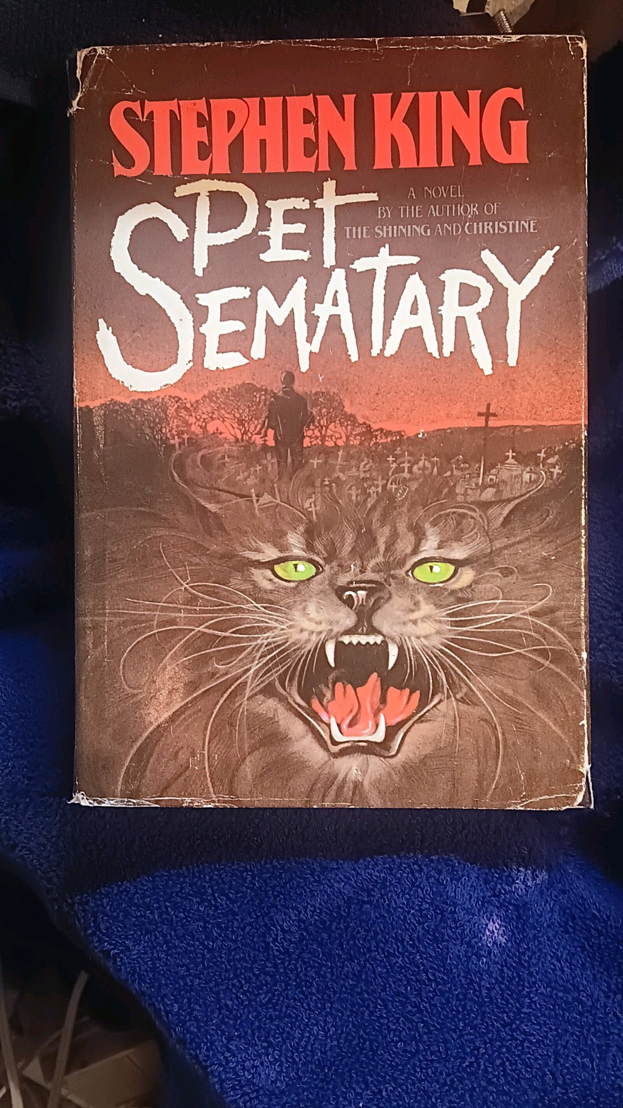 Pet Sematary by Stephen King – Hard Back. 1983 By Doubleday Publishing 374 Pages
