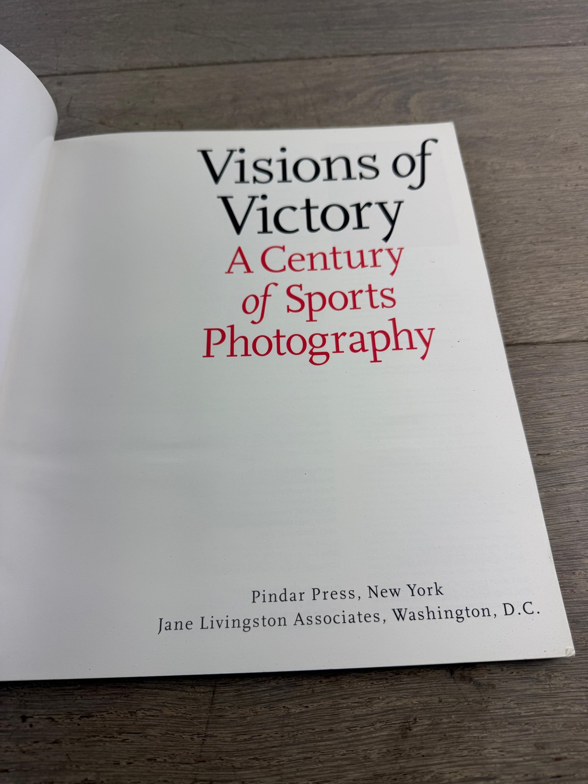 Visions Of Victory Sports Photography Andre Livingston Paideia Red Trade PB