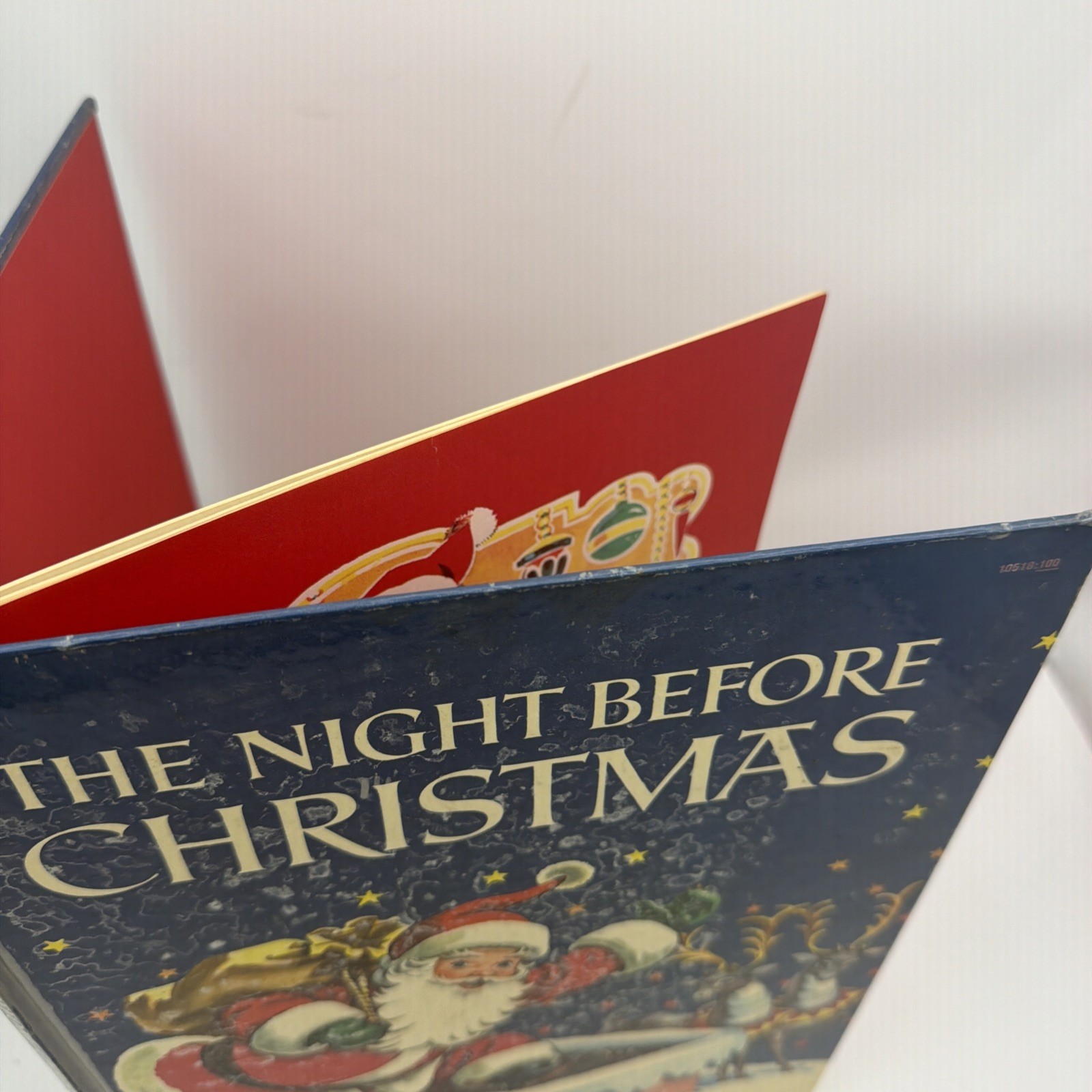 The Night Before Christmas Golden Press 1950 HC Moore Malvern Big Golden Book