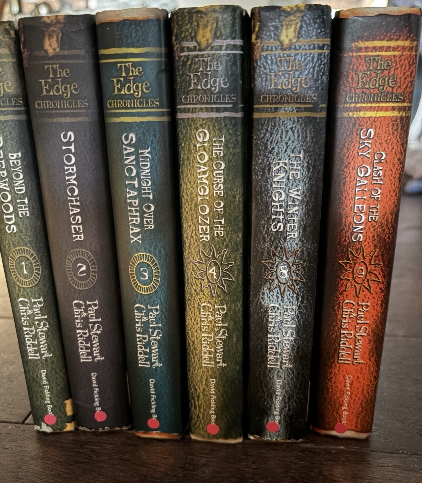 Hardcover Set of The Edge Chronicles Paul Stewart Chris Riddell Lot 1-4, 8,9