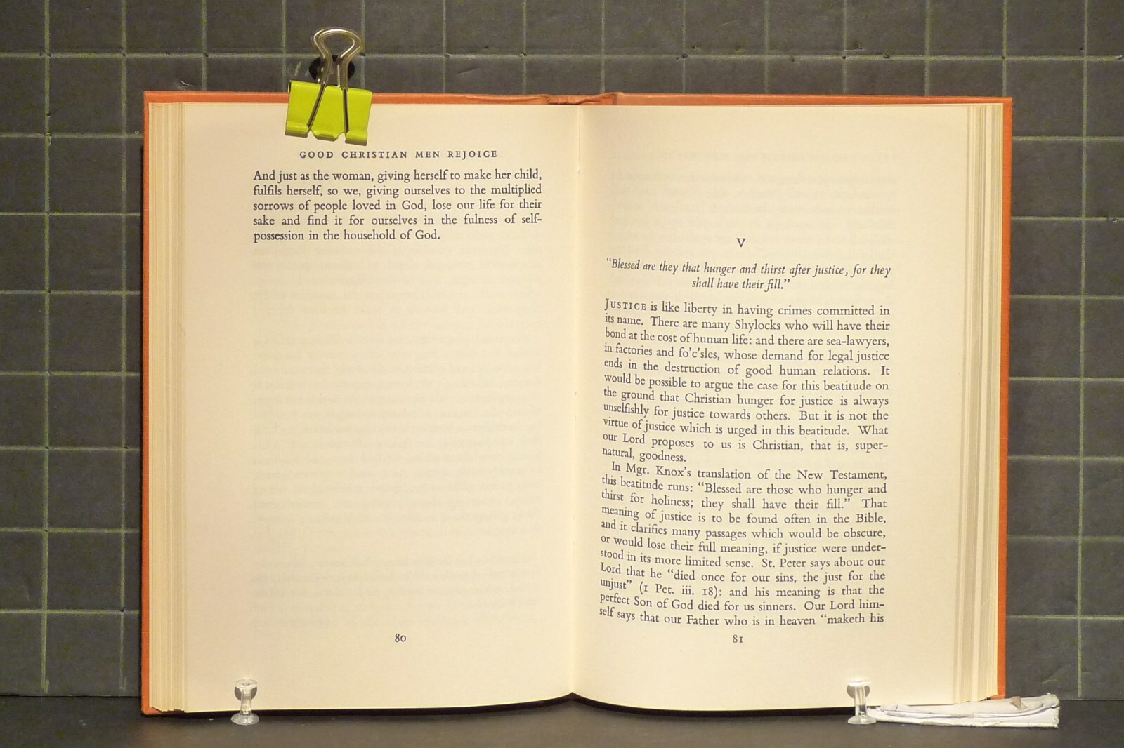 Good Christian Men, Rejoice by William Lawson 1955 Hardcover 1585