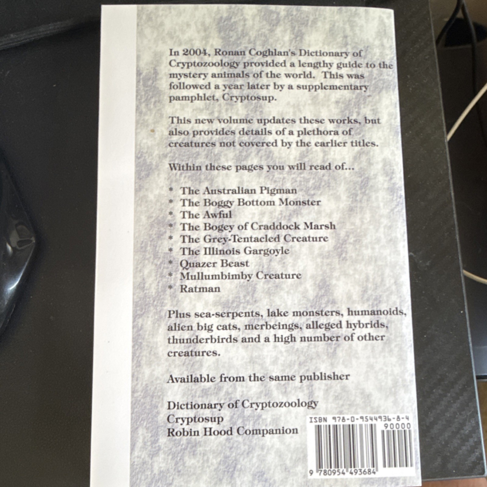 Further Cryptozoology by Ronan Coghlan (2007, Perfect, Unexplained Phenomena)