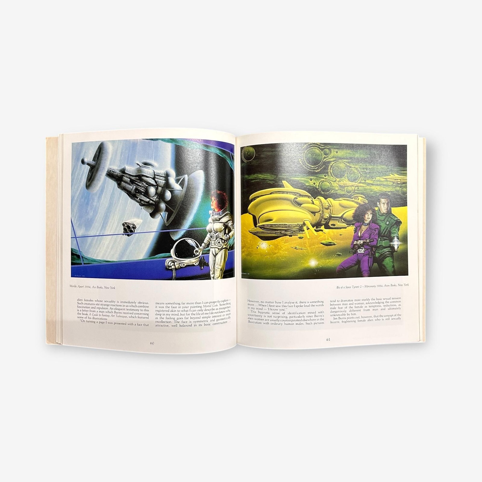 Lightship – Jim Burns: Master Of SF Illustration – Paperback Book 1985
