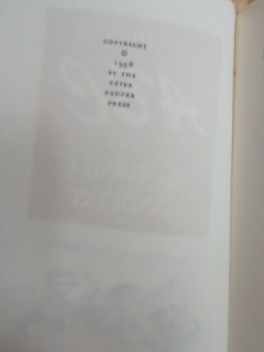 Vintage Book The ABC Of Gourmet Cooking Peter Pauper Press 1956