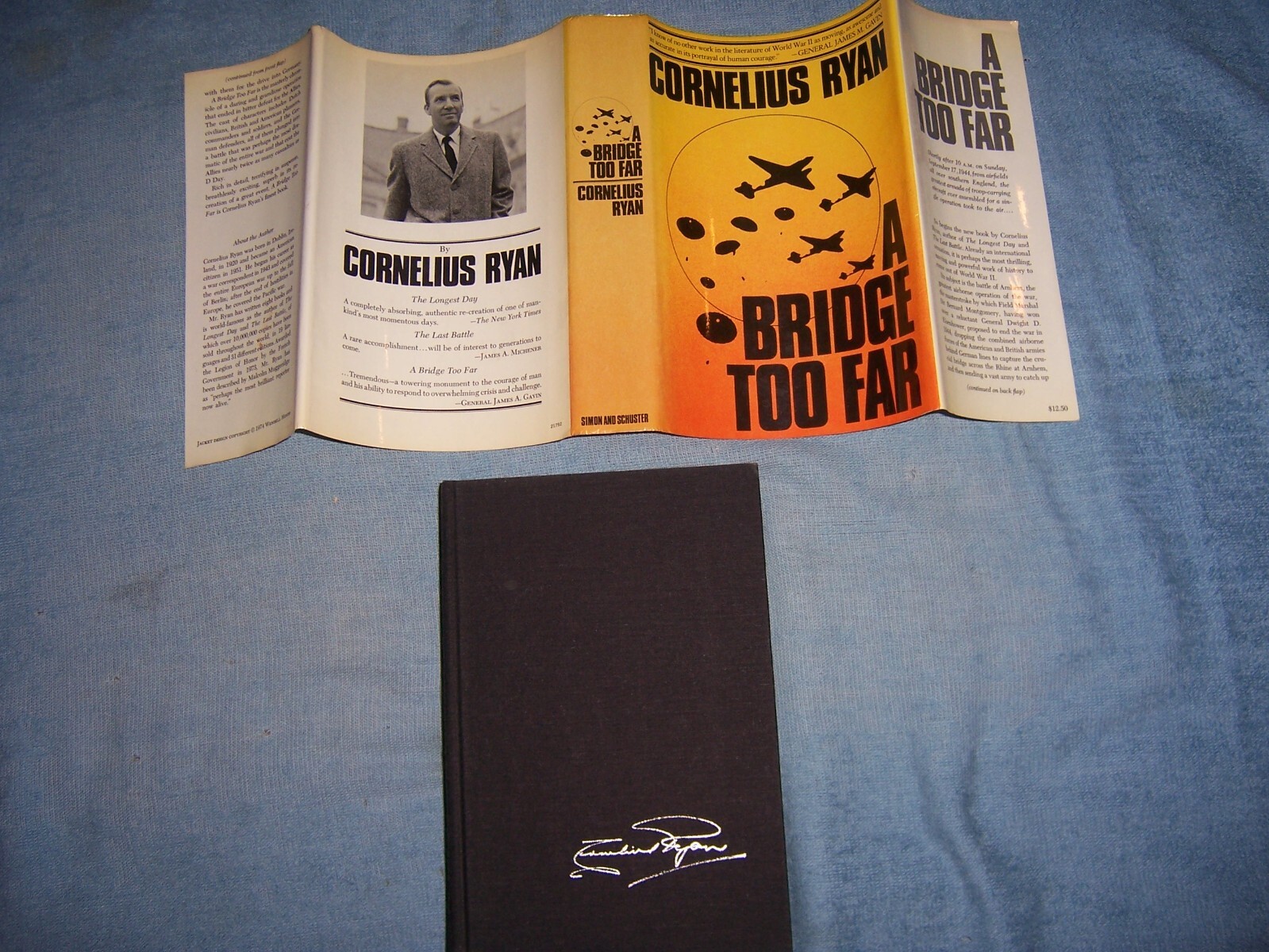 A BRIDGE TOO FAR by Cornelius Ryan/1st Ed/HCDJ/Military/WWII 1939-1945/Signed