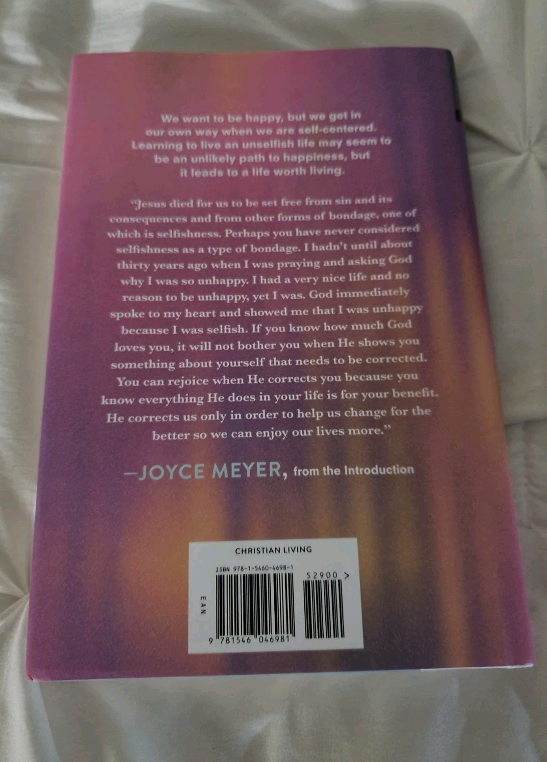 Joyce Meyer What About Me? Get Out of Your Own Way Unselfish Life Hardcover