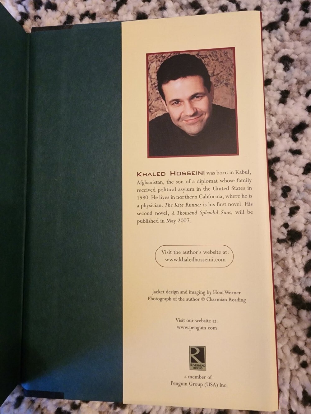 Khaled Hosseini SIGNED ✎ AUTOGRAPHED The Kite Runner Hard Cover. Illustrated ed.
