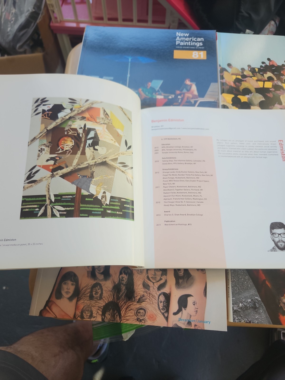 High Quality “New American Paintings Juried Exibitions In Print” In Lots Of 3