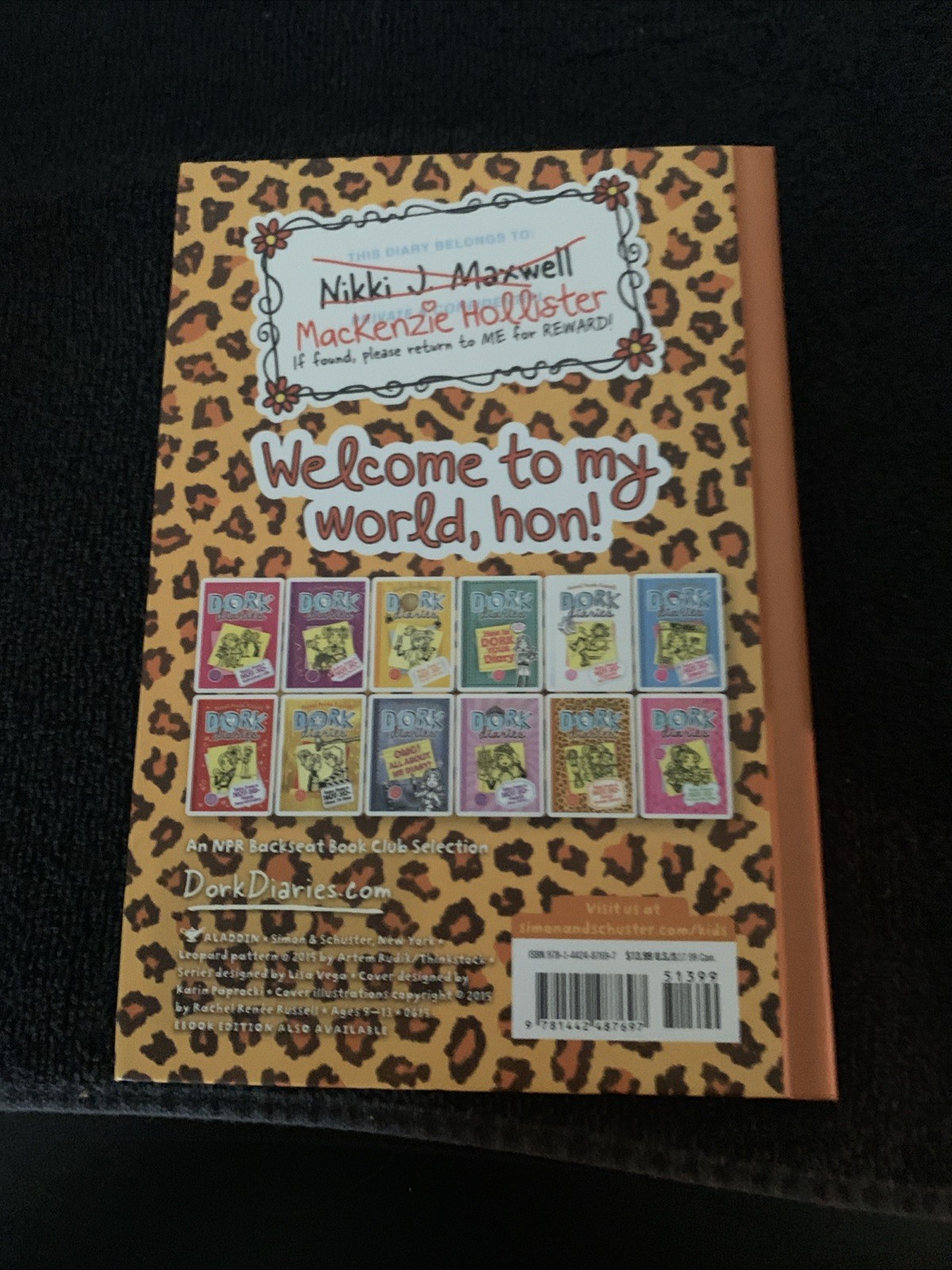 DORK DIARIES HARDCOVER BOOK LOT OF 12 1, 2, 4 – 6 8 – 14 RACHEL RENEE RUSSELL