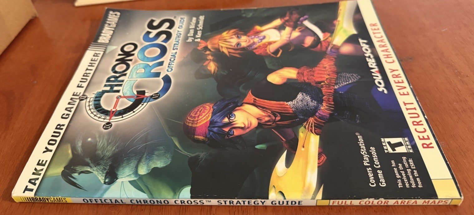 Chrono Cross Bradygames Official Strategy Guide (2000, Trade Paperback)