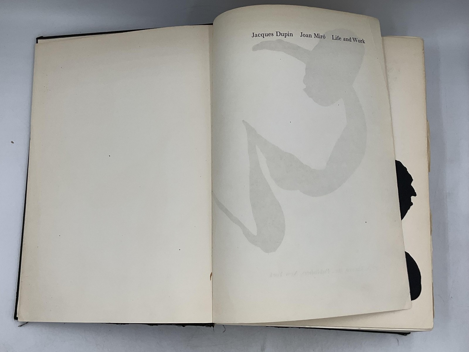 Miró Jacques Dupin 1962 Hardcover Harry N. Abrams Illustrated Art & Culture