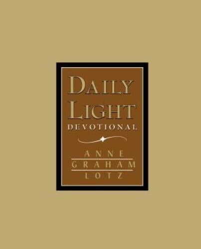 Daily Light Devotional (Tan Leather) – Leather Bound By Lotz, Anne Graham – GOOD