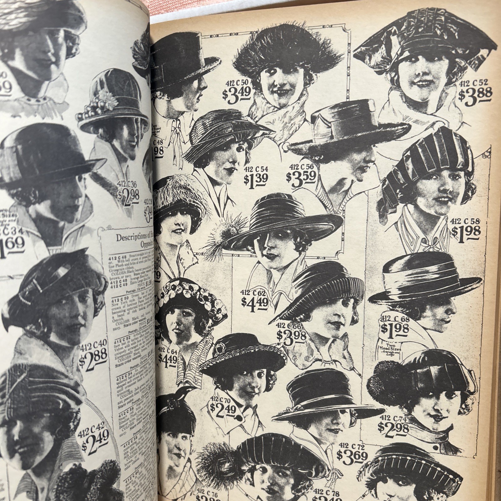 Vtg 1922 MONTGOMERY WARD CATALOGUE Bokk Golden Jubilee 1969 Antique 672 PAGES!!