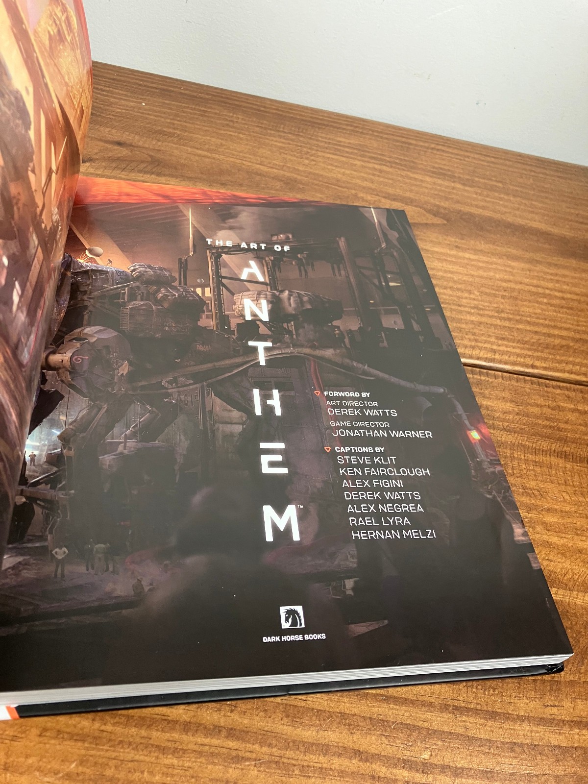 The Art of Anthem by Bioware – Dark Horse Comics Video Game EA