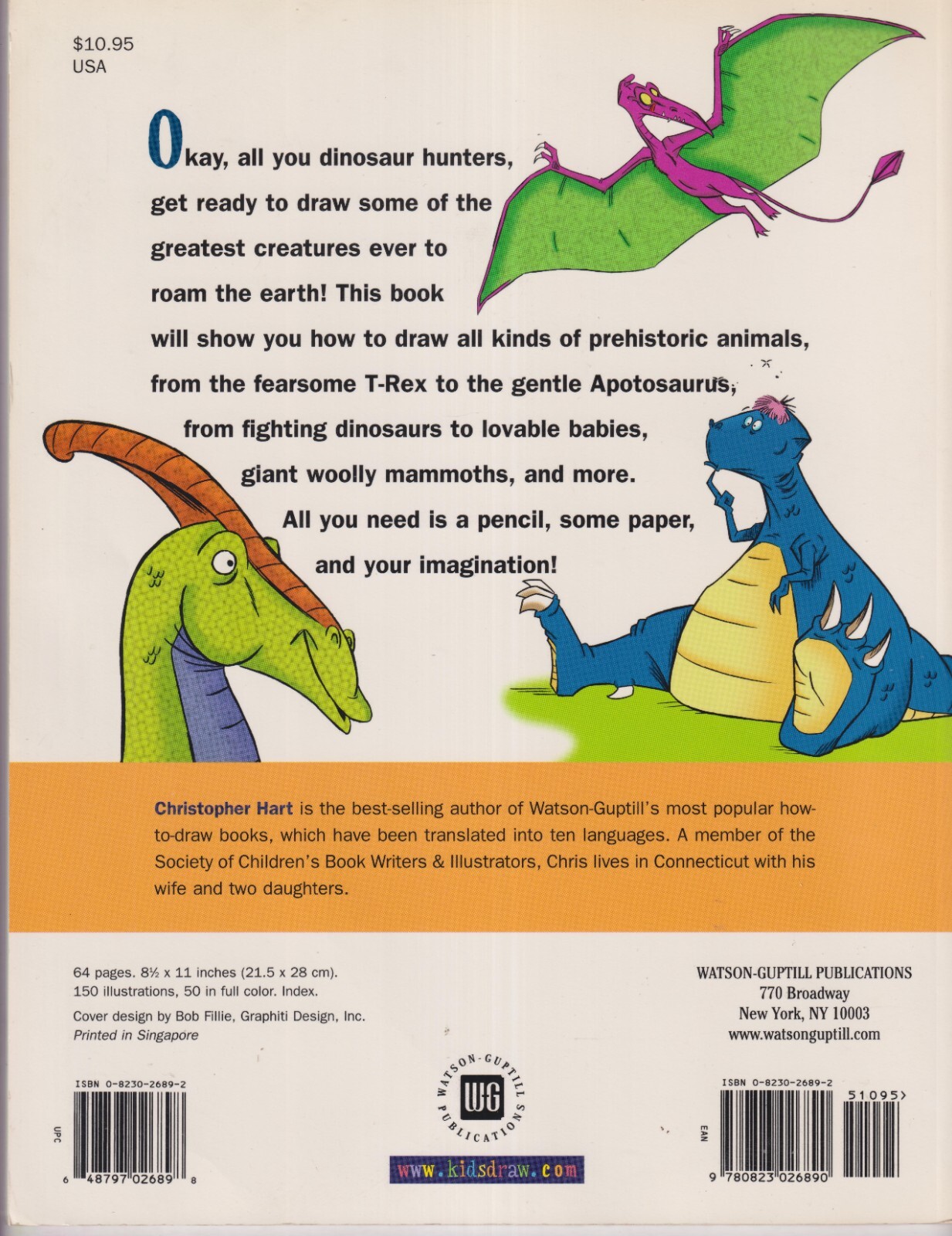Kids Draw Dinosaurs (Trade Paperback: Children’s, Activities, Art Instructions