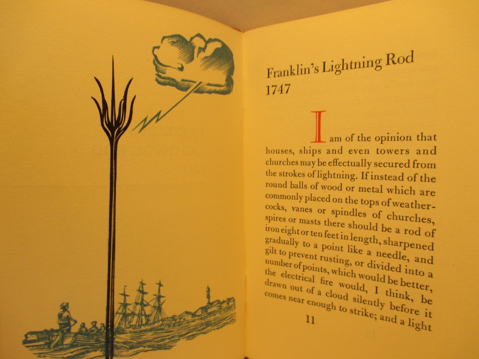 fine press book B FRANKLIN INVENTOR by A R TOMMY TOMMASINI # 27 / 1974 #487/700