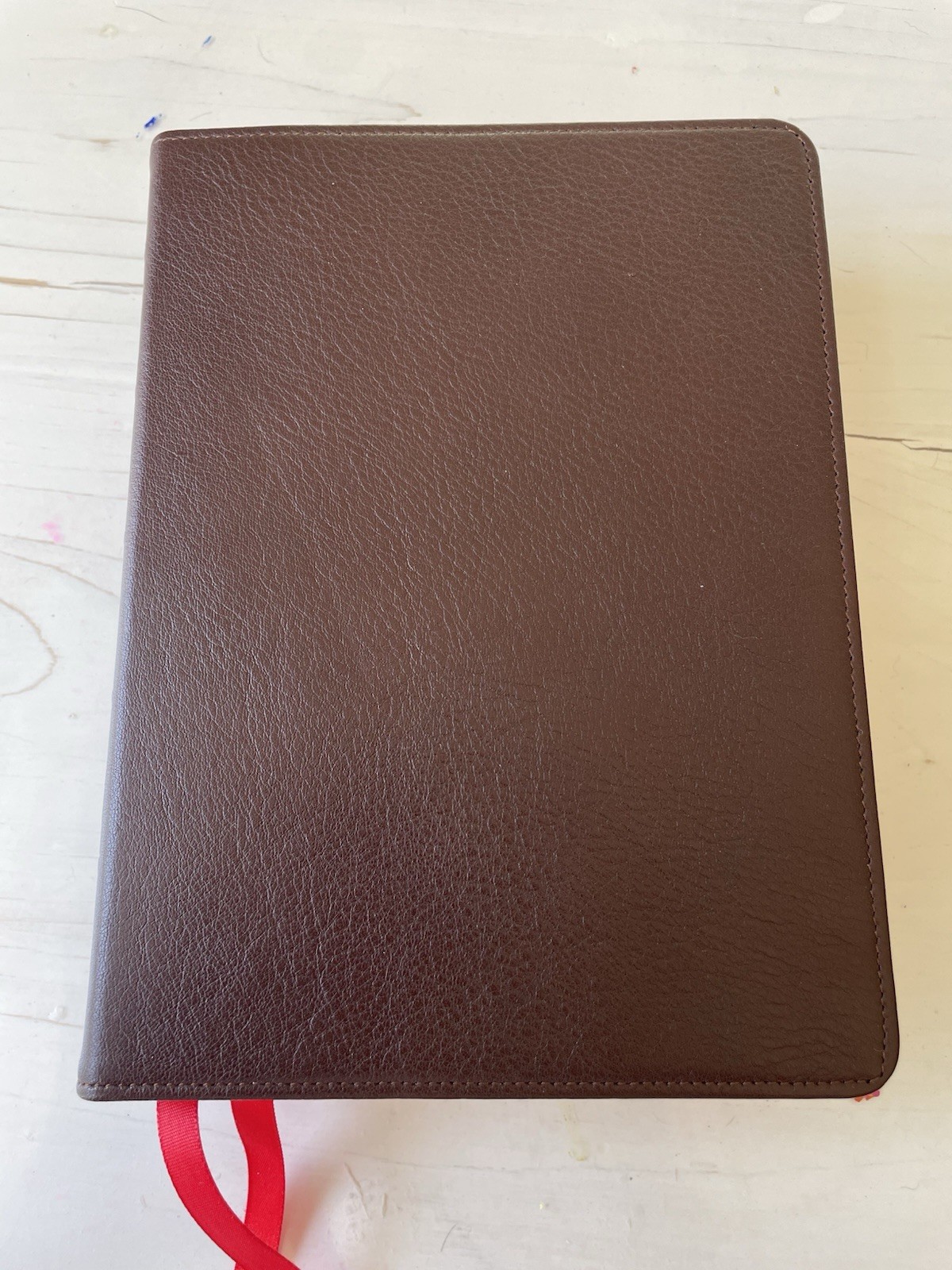 Rare Cambridge NKJV Clarion Bible Pilot Binding, Brown Edge-Lined Calfskin!