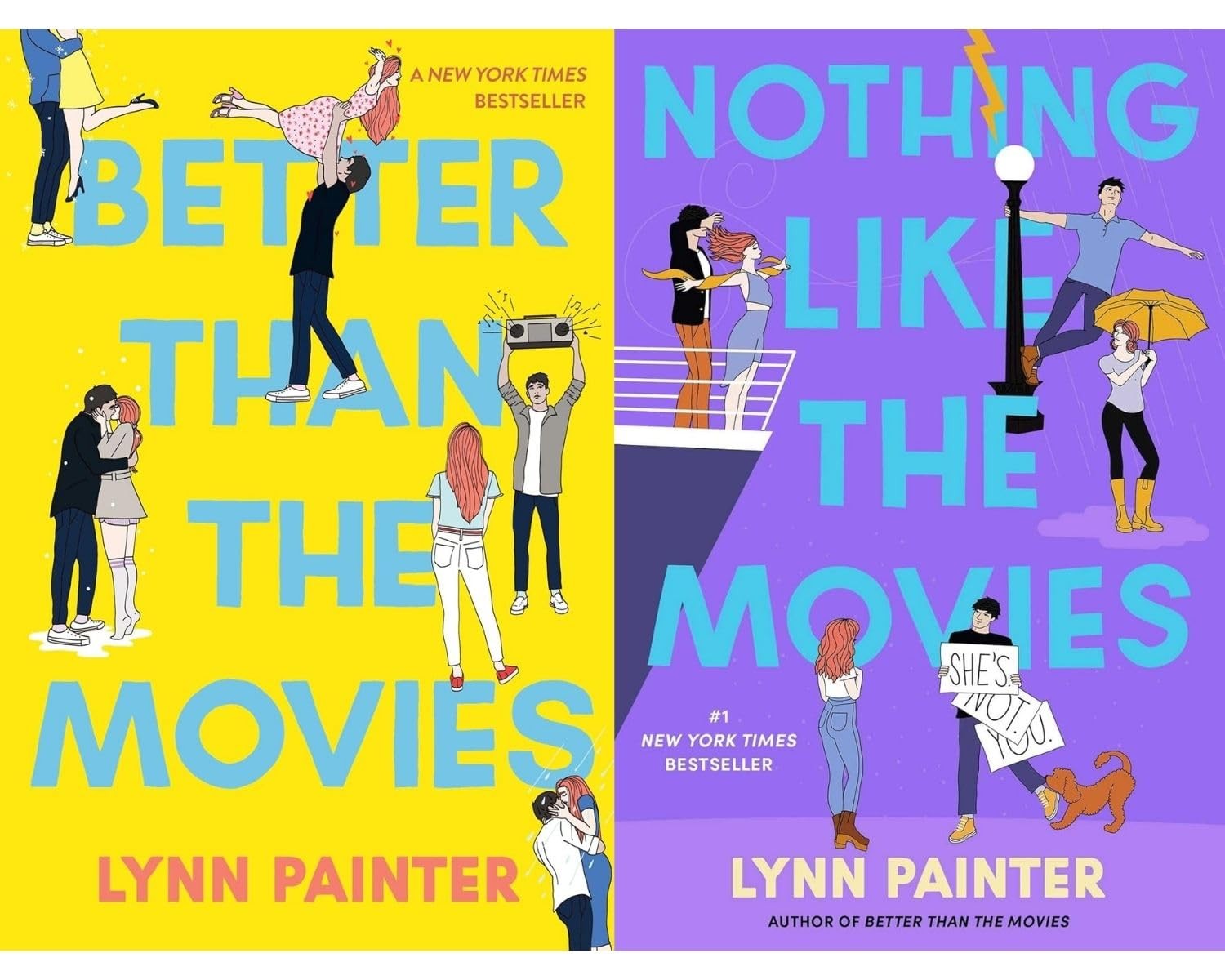 Lynn Painter 5 Books Collection Set Better Than the Movies, Nothing Like the Mo
