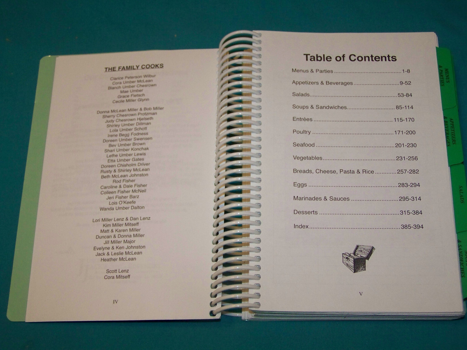 Donna McLean Miller Family Cookbook Semiahmoo Washington 2010 394 pages
