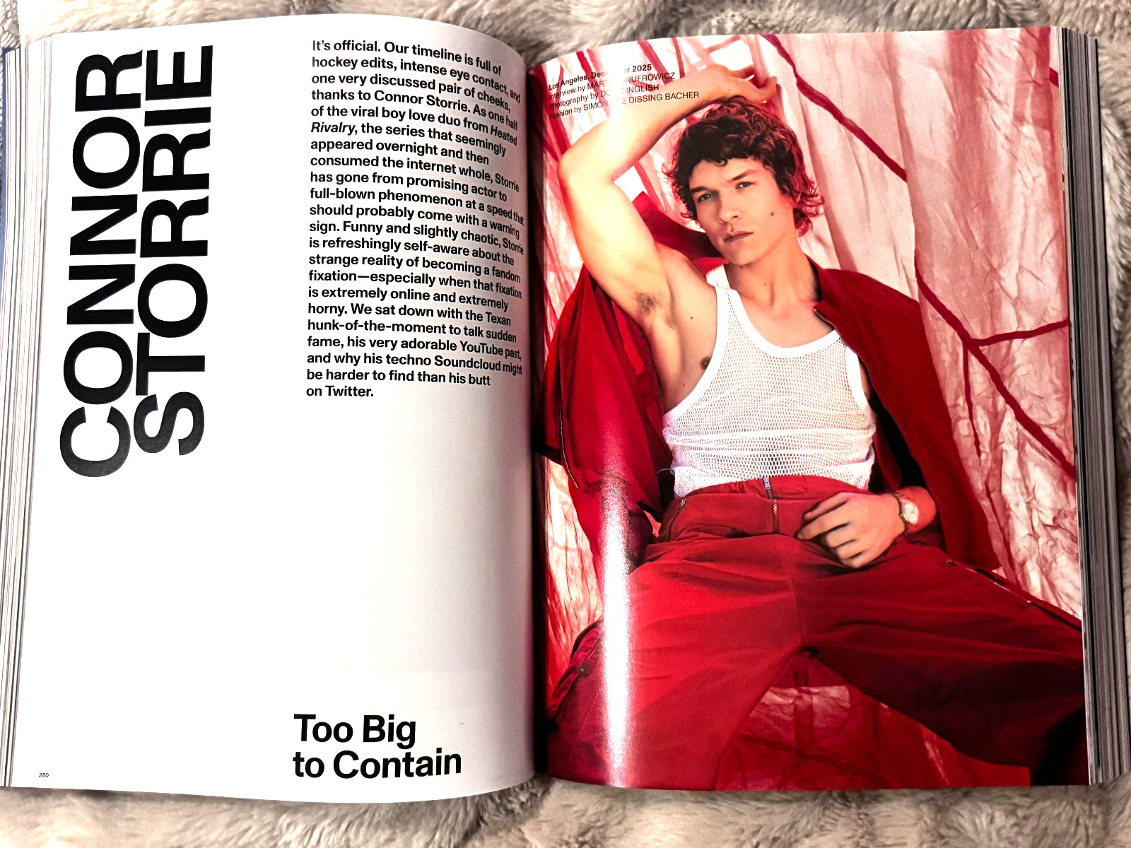 “Behind the Blinds” Magazine Heated Rivalry NEW Connor Storrie Francois Arnaud