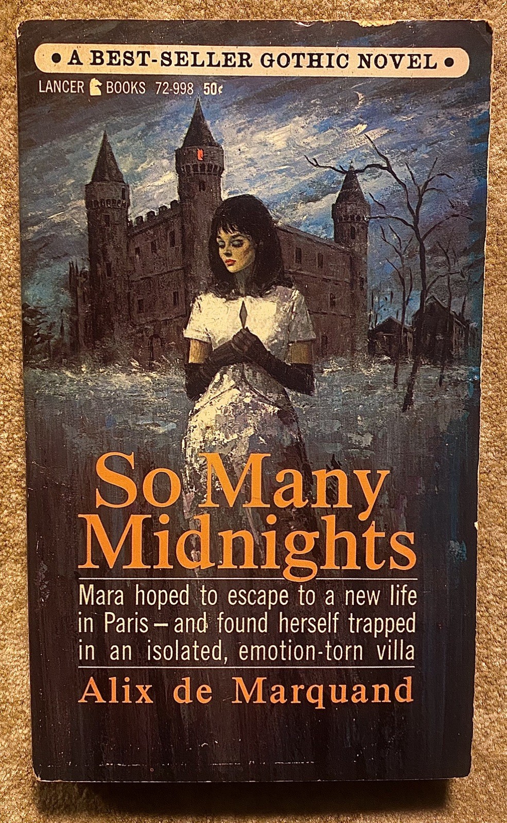So Many Midnights | First Edition | 1966 | Alix de Marquand | Gothic Novel | SC
