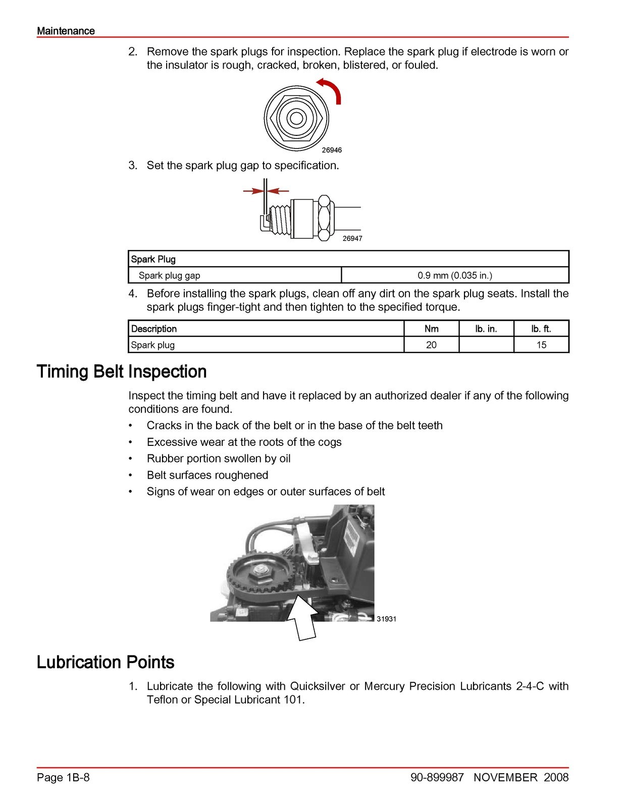 MERCURY 15 20 FourStroke Outboard Service Manual 2008 SN 0R235168 Up – CLOSURE