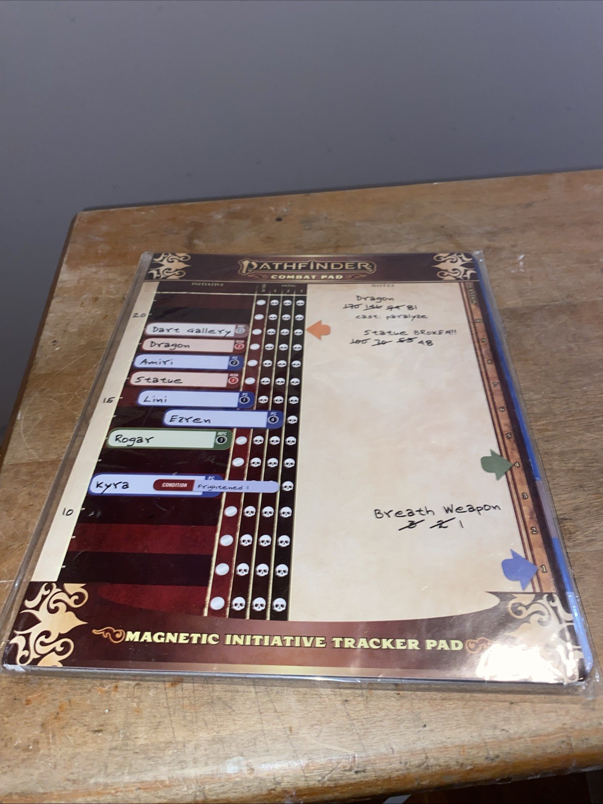 New sealed Pathfinder Combat Pad by Paizo Staff (2019, Game)