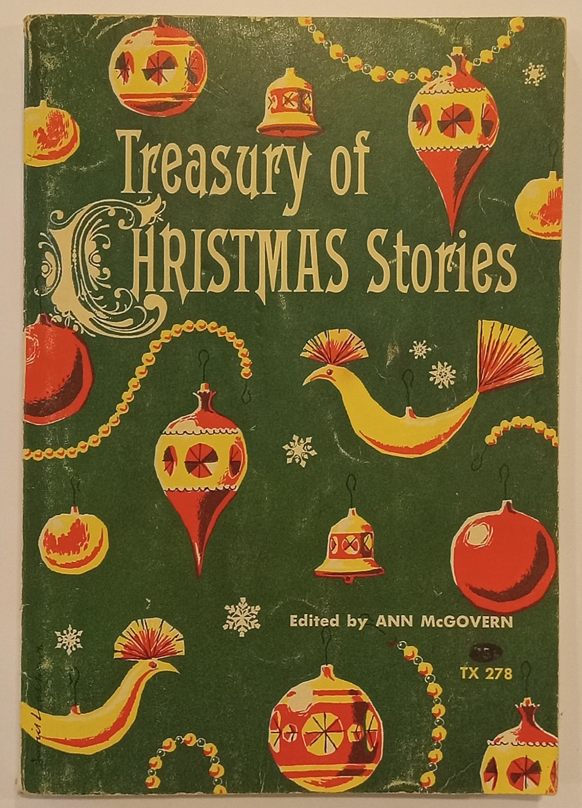 Vintage “Treasury of Christmas Stories” By Ann McGovern-Scholastic 1963 NICE!